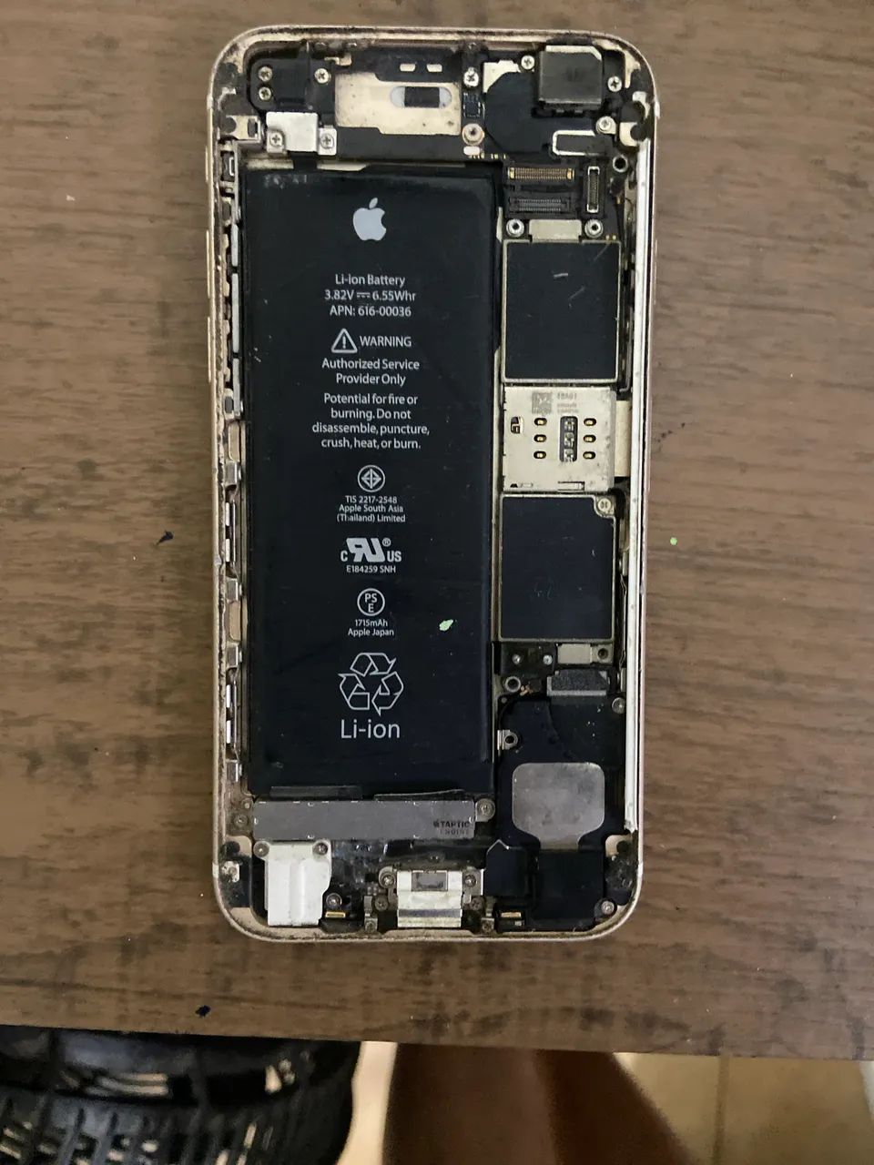 iPhone 6S retirada de peças