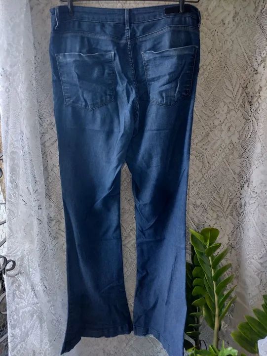 Calça Jeans Flare Azul - Foto 4