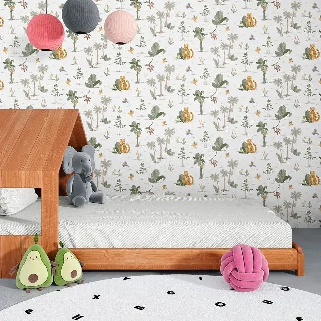 Papel de parede infantil instalado com melhor preço | Decoração Quarto Criança Curitiba - Foto 5