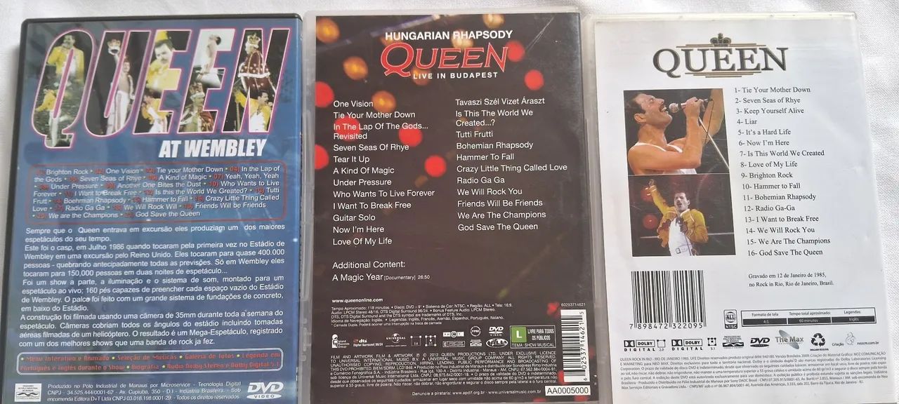 Queen - Coleção de DVDs - Foto 3