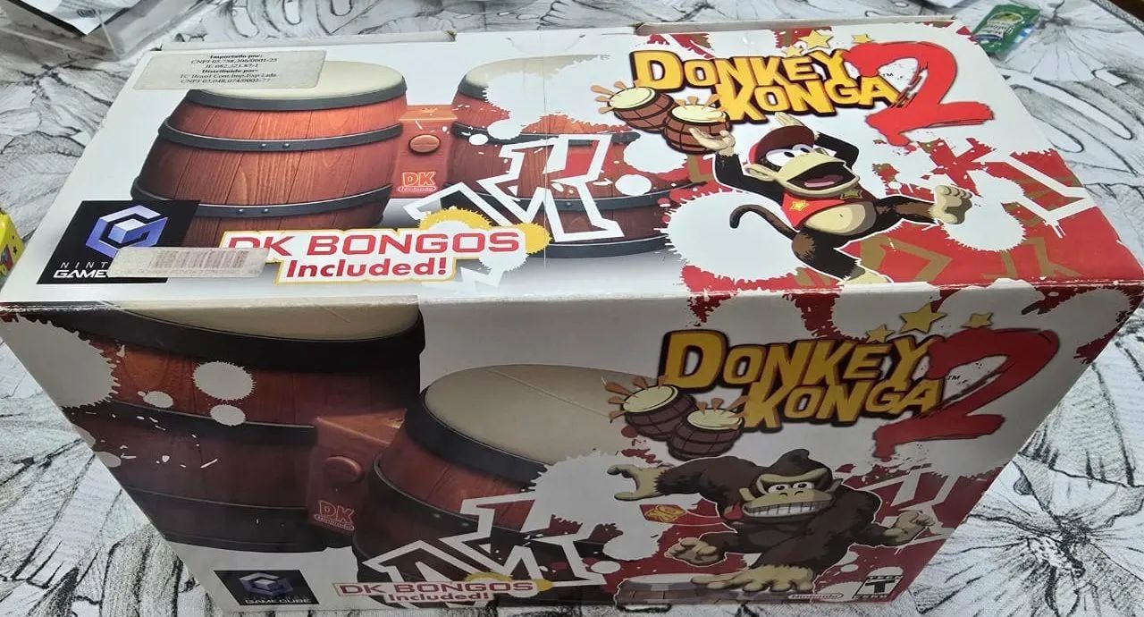Donkey Konga 2 - Game Cube - Com Bongos