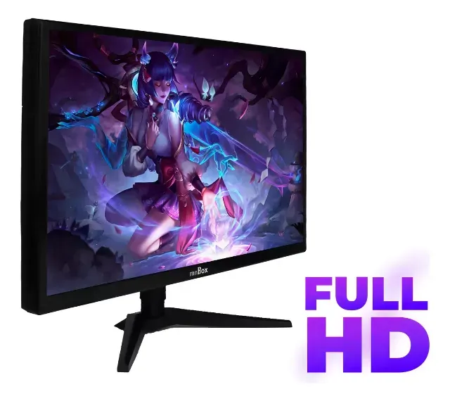 Mnbox Gamer D-MN006 Monitor Led 27'' Alta Luminosidade Hdmi Vga 1920x1080 Cor Preto