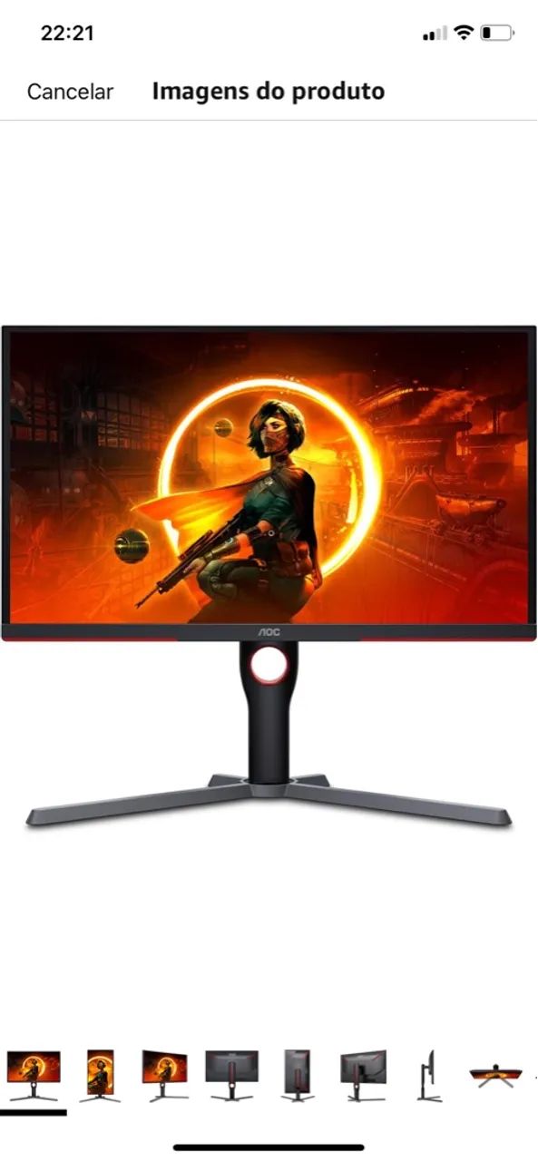 Monitor Gamer AOC Curvo 240Hz - Foto 4