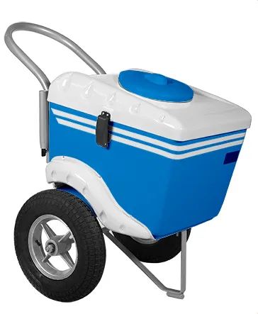 6807- CARRINHO DE PICOLE T375 BRANCO/AZUL THERMOTOTAL