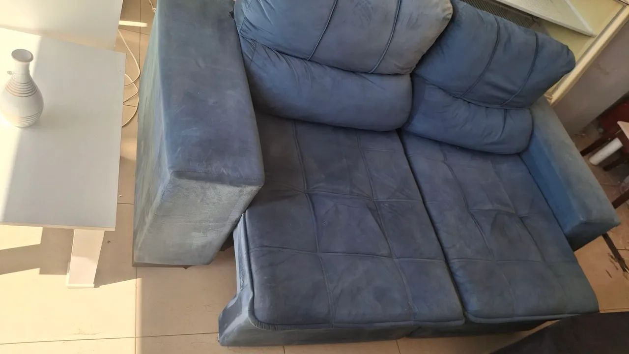 SOFÁ RETRATIL E RECLINAVEL SEMI-NOVO - Foto 2