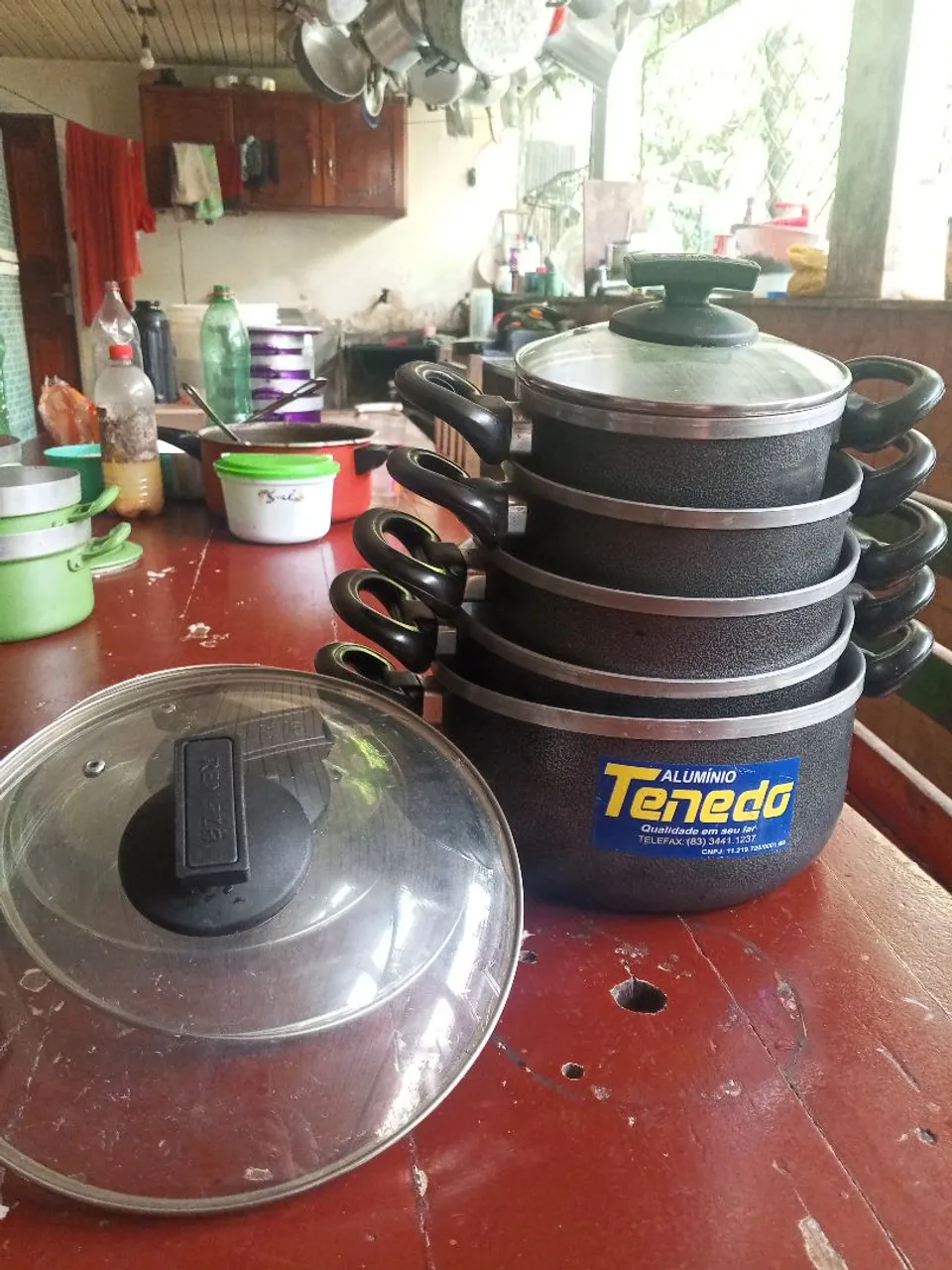 Conjunto de panelas de alumínio Tenedo