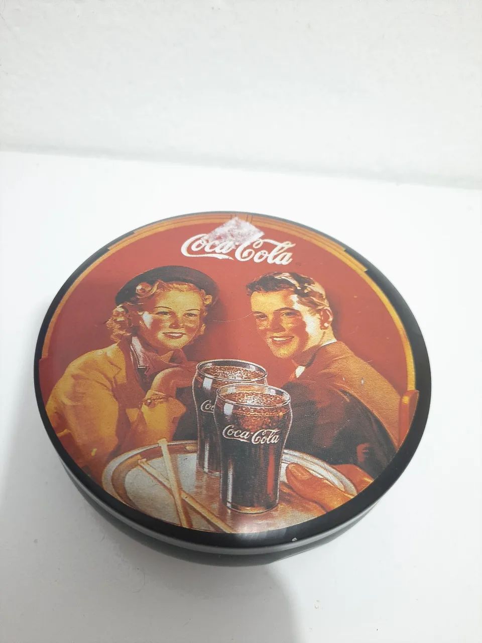 Lata antiga da Coca  cola.