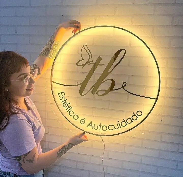 Letra de led, letra com iluminação led, letras caixa e placas de acrílico  - Foto 5