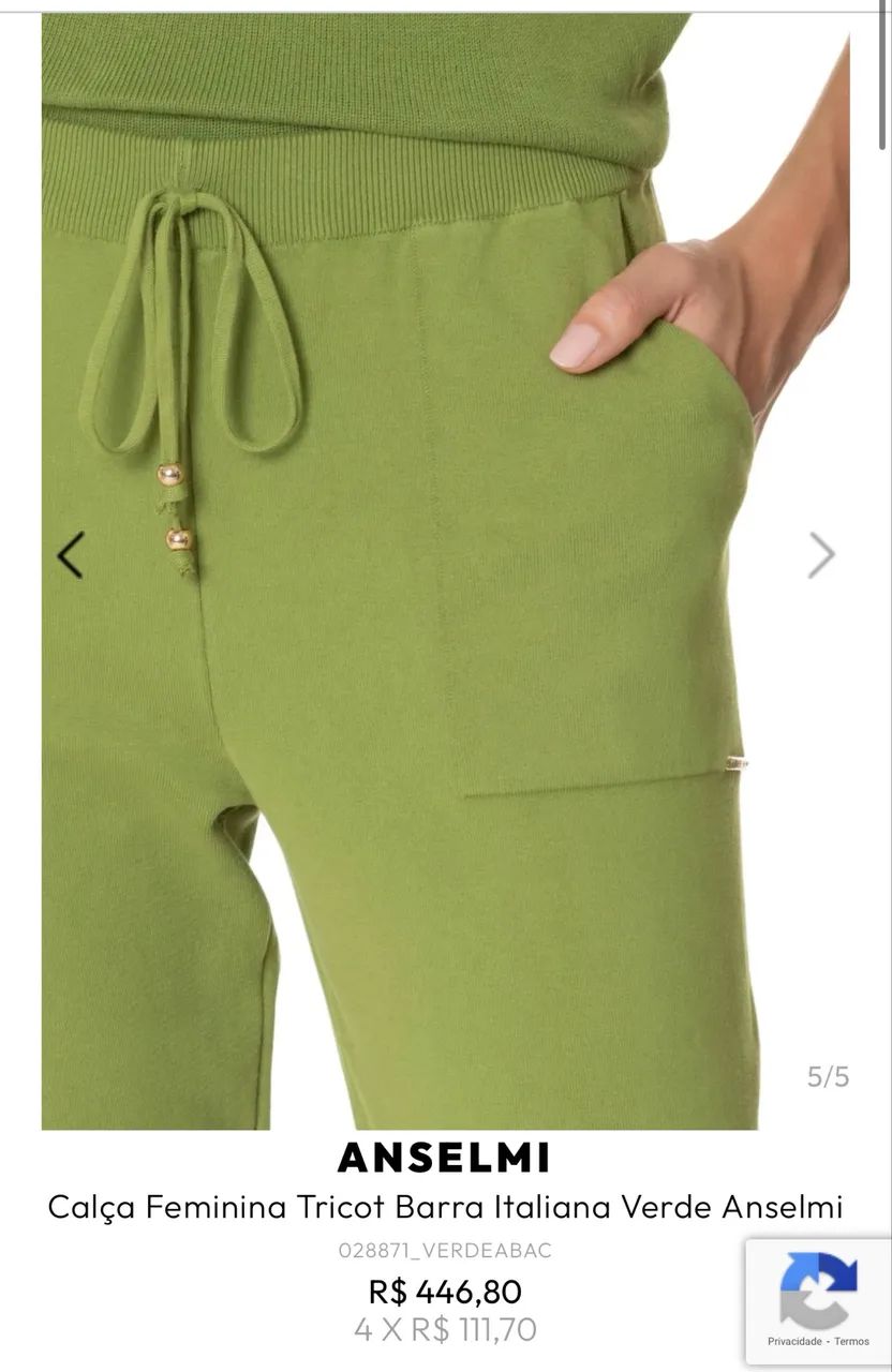 Calça Anselmi Blusa Biamar Novas  - Foto 4