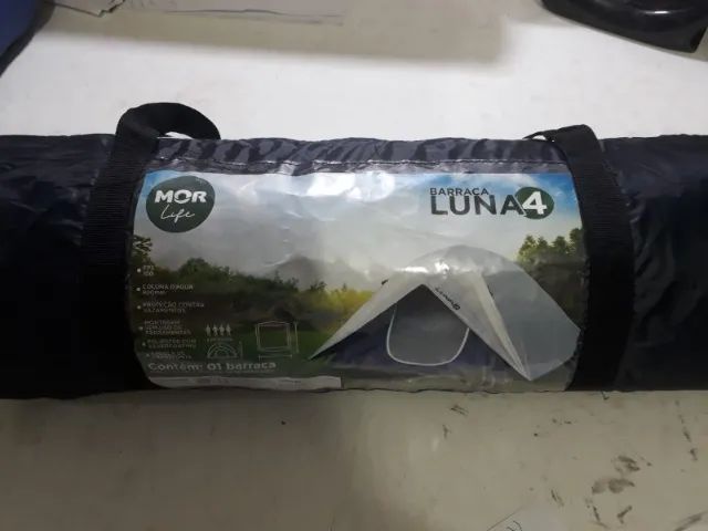 Barraca Luna 4 pessoas Mor com Sobreteto - Usada 1 vez - Seminova