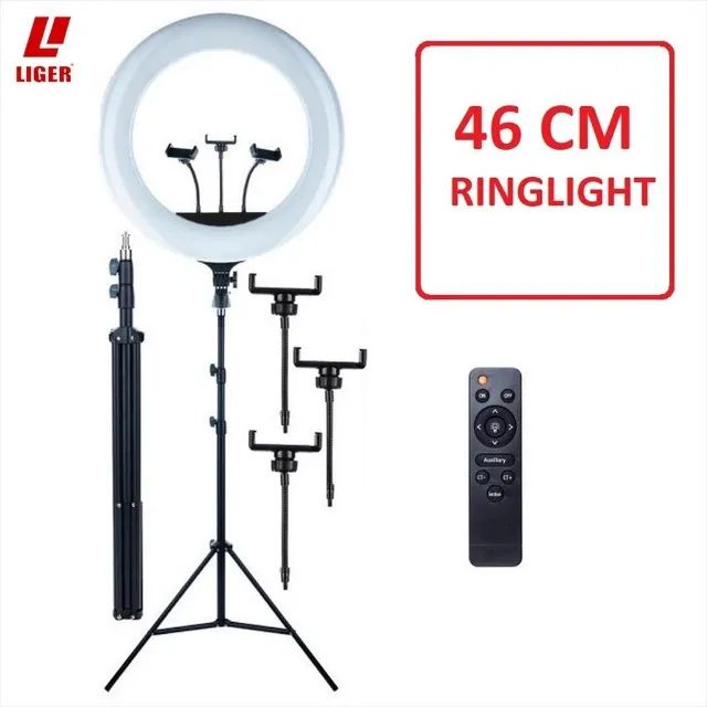 RING LIGHT COM TRIPE 2M LUZ 46CM