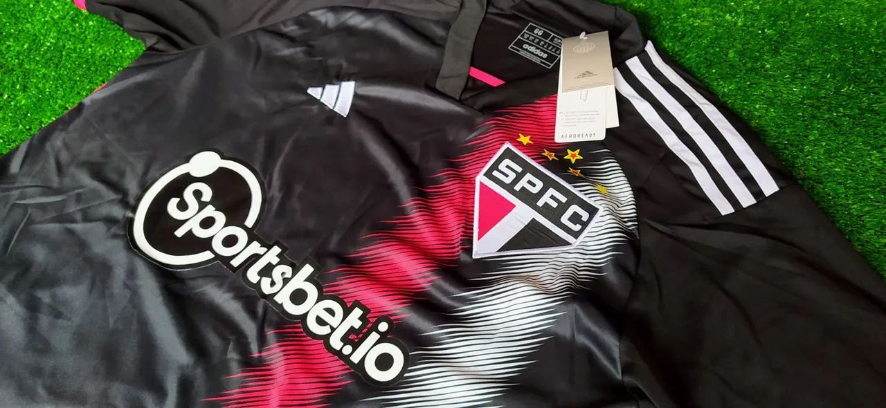 Camisa São Paulo Preta Adidas 2023 Camisa Preta Sao Paulo Adidas - Main Image
