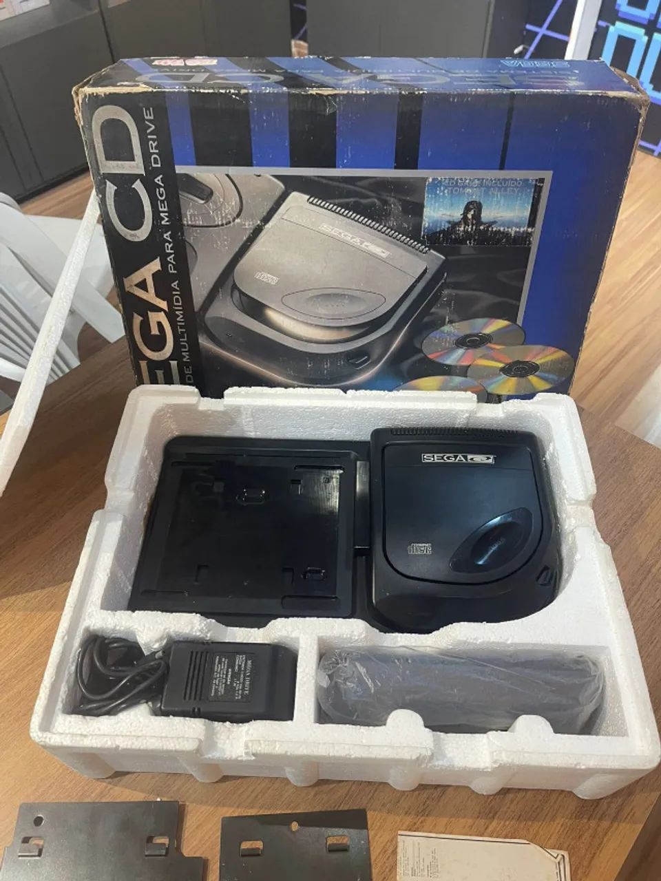 Sega Mega Cd Completo na caixa!