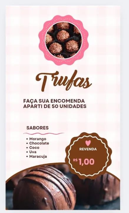 Trufas para revenda