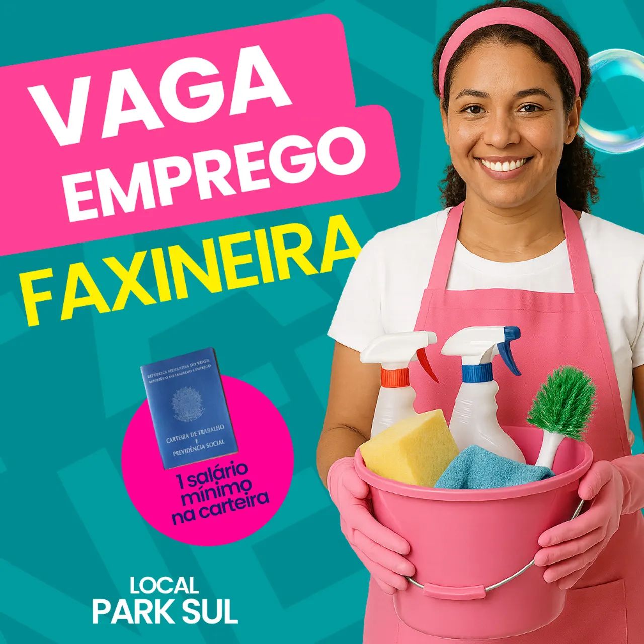 VAGA FAXINEIRA 
