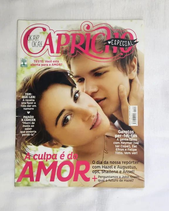 Revista Capricho Nº 1199 - Jun/2014 | Shailene e Ansel + Pôster A Culpa é das Estrelas
