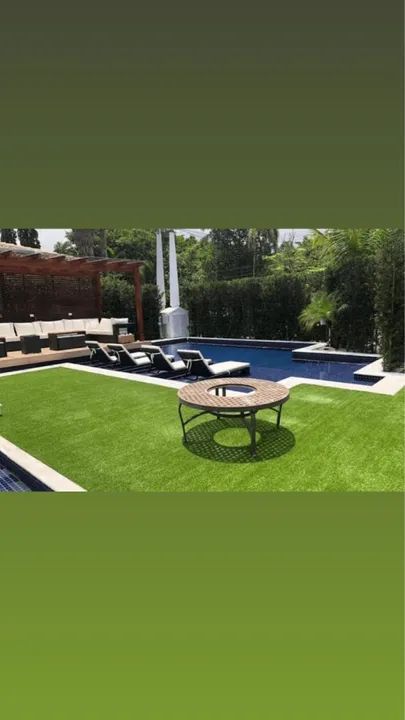 Grama Sintética para Jardim - Foto 4