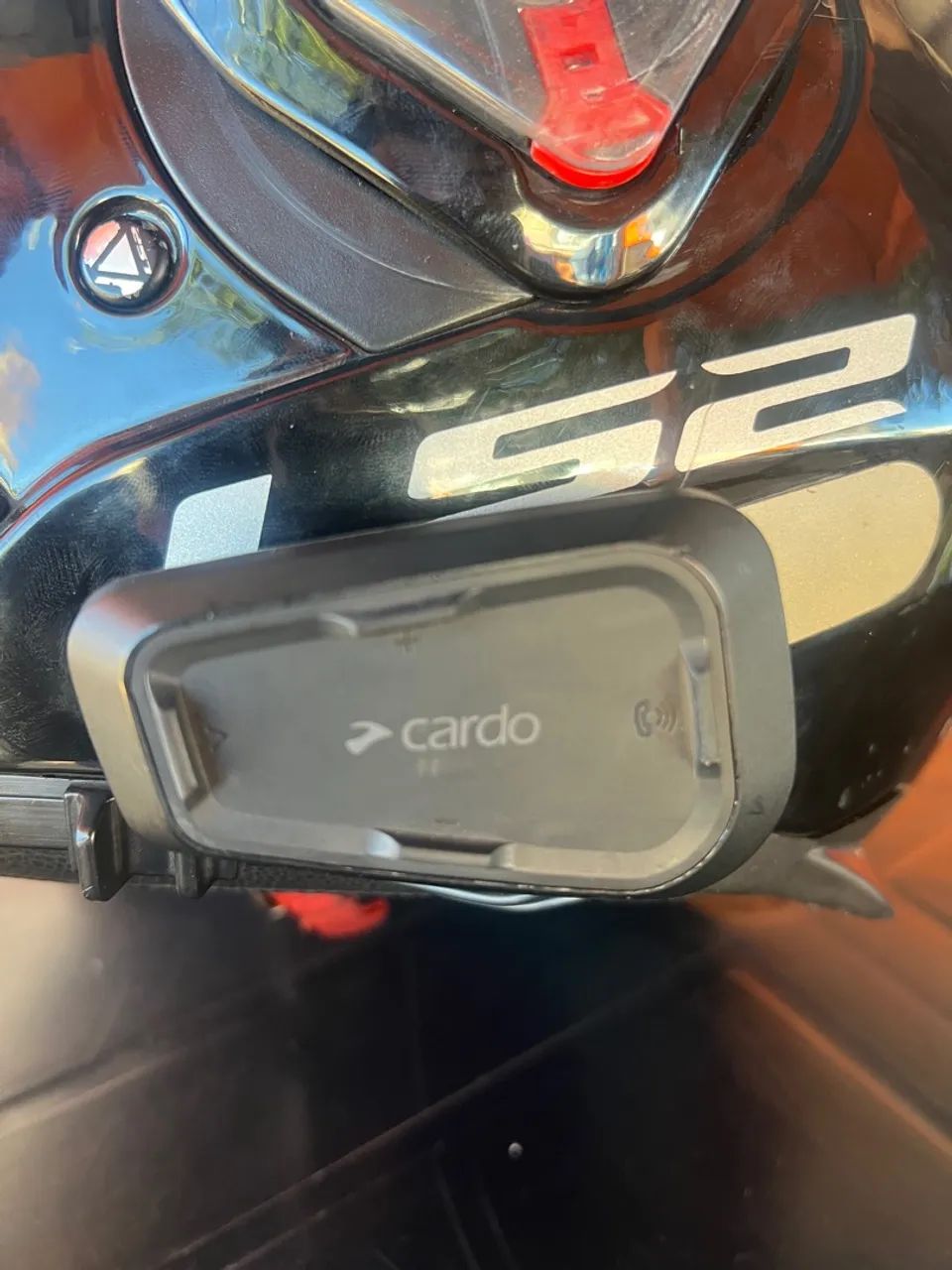 Capacete LS2 com intercomunicador cardo  - Foto 4