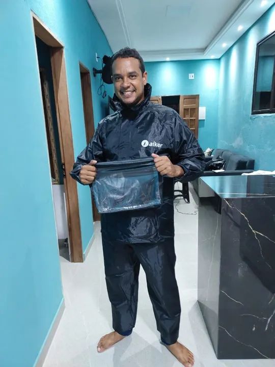 Capa de chuva, casaco Impermeável Aiker - G - MENOR VALOR
