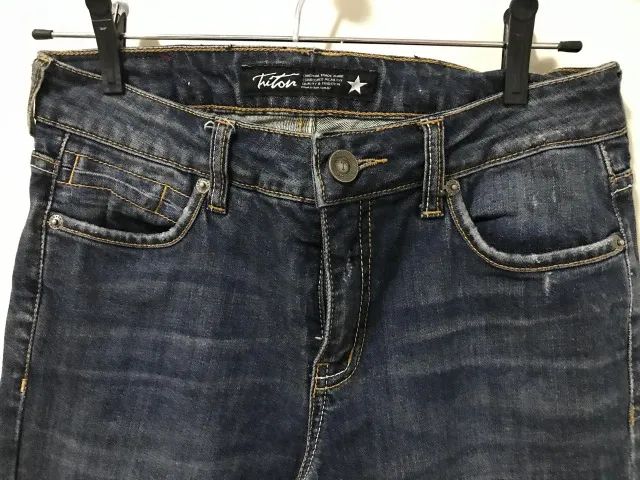 Calça jeans da marca Triton pouco uso.  - Foto 4