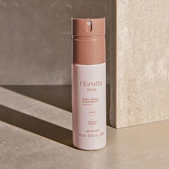 Body Spray Floratta Rose Boticário 100ml - Foto 3