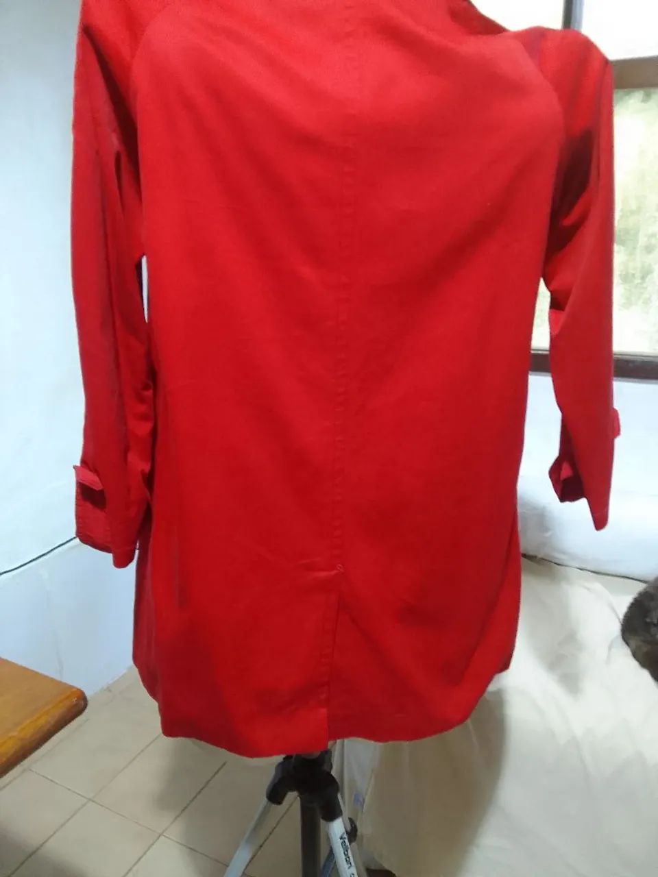 20_Casaco vermelho elegante - Foto 4