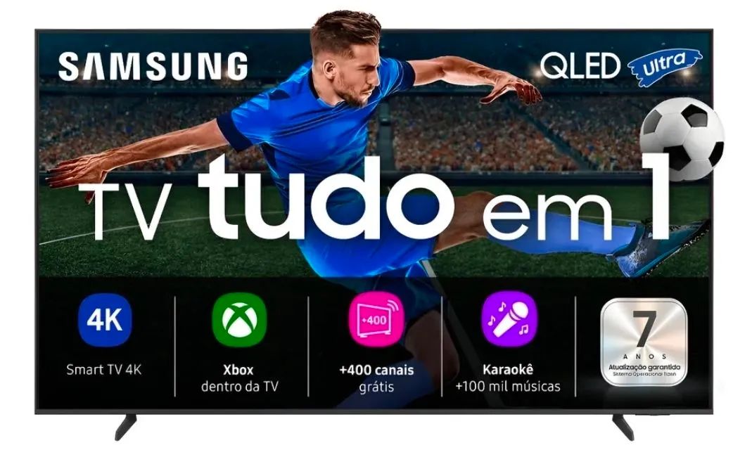TV QLED 4K SAMSUNG 50 polegadas, nova, na caixa - Foto 3