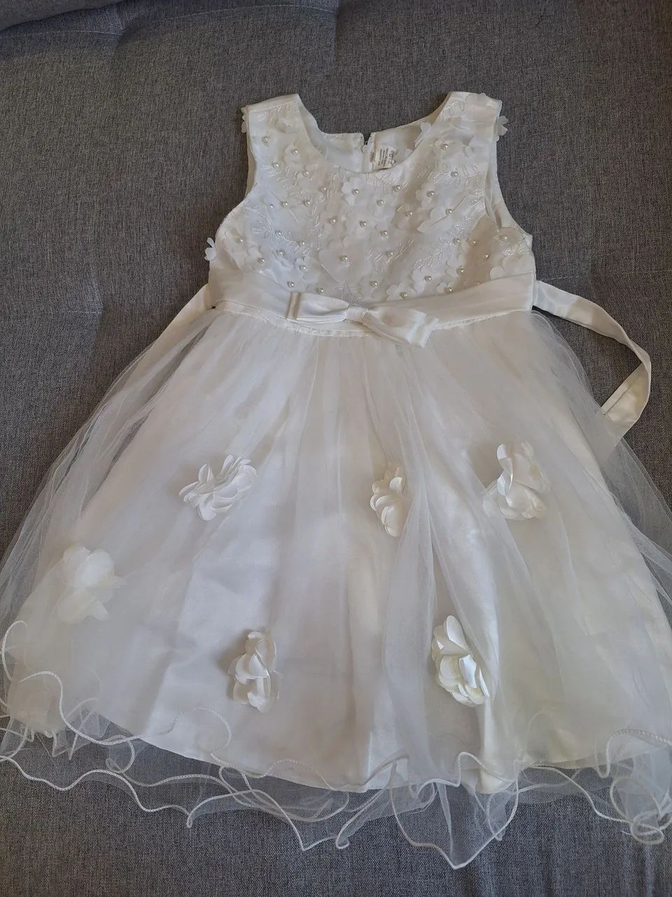 Vestido branco Tam 6 - Foto 2
