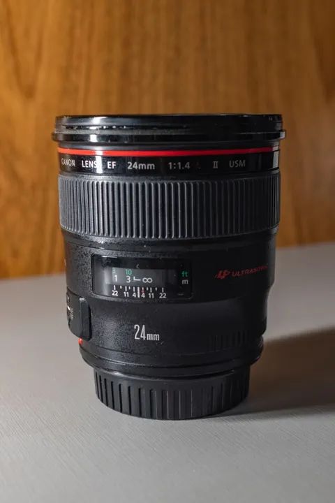 Lente Canon Ef 24mm F/1.4l Ii Usm - Abertura F/22 (Usado)