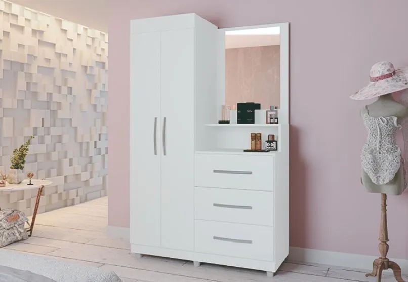 Cômoda onix 2 portas 3 gavetas  - Foto 2