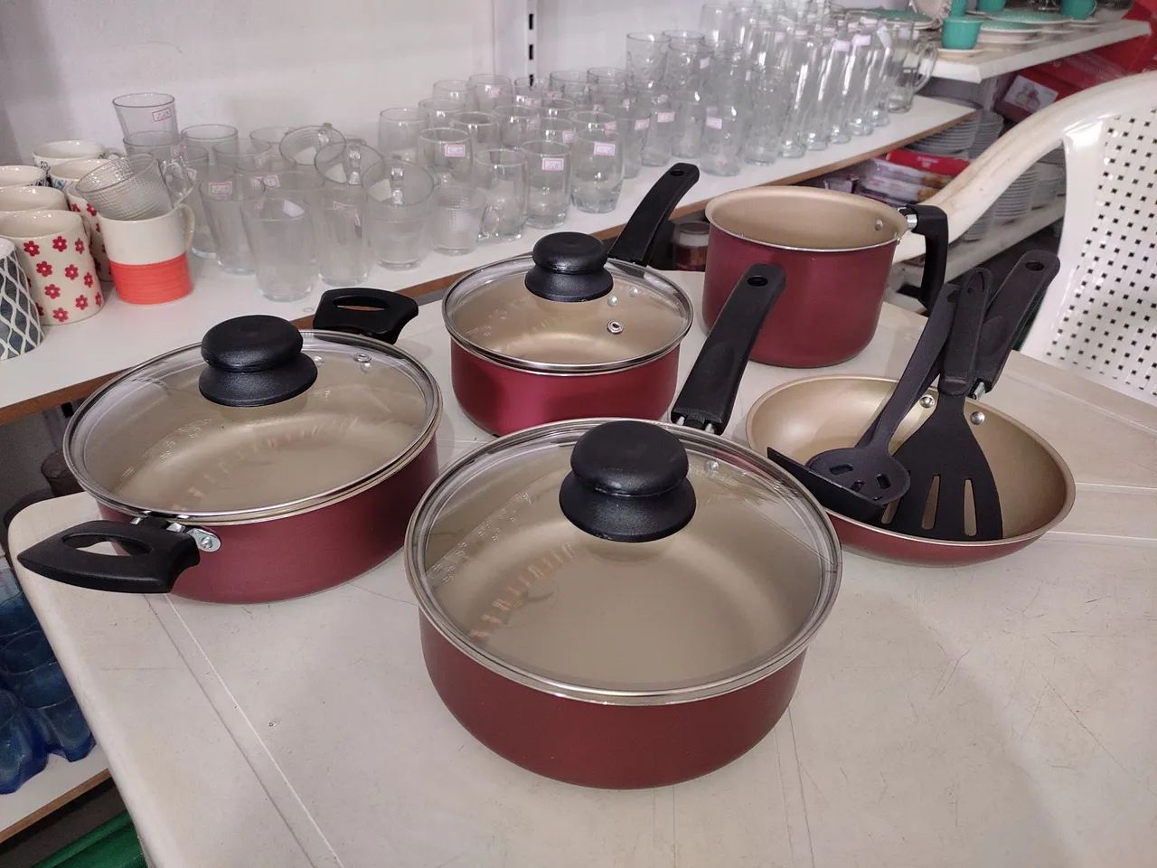 Jogo de Panelas Antiaderente 8 Peças (Pronta Entrega) - Foto 4