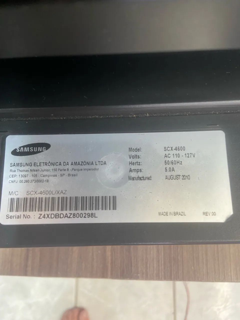 Impressora Samsung SCX - 4600 - Usada - Foto 2
