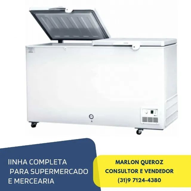 Congelador Horizontal para Comércio Fricon novo