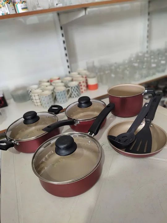 Jogo de Panelas Antiaderente 8 Peças (Pronta Entrega) - Foto 2