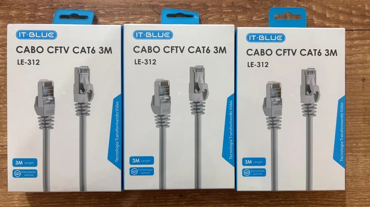 Cabo De Internet Cat6 3 Metros - Foto 2