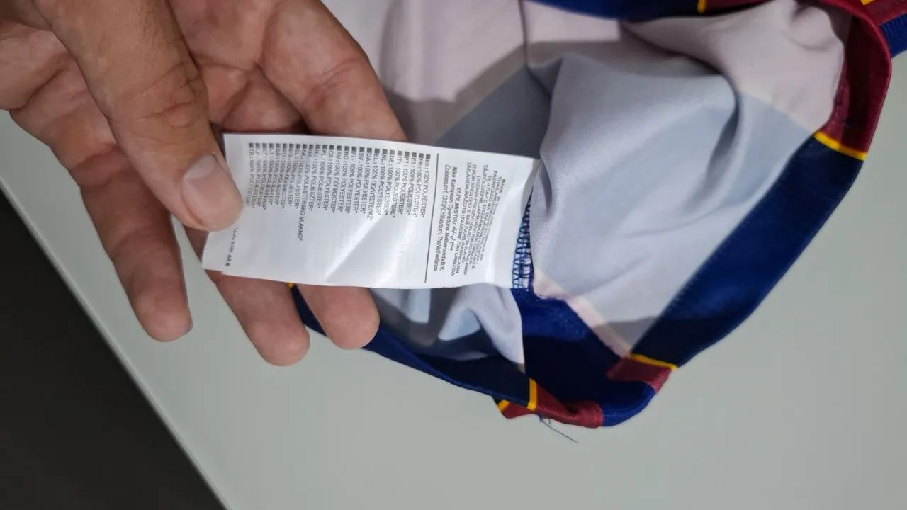 camisa principal masculina do Barcelona 2020/2021 da Nike.  - Foto 2