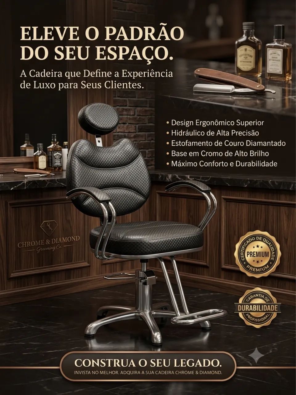 Cadeira para cabeleireiro 