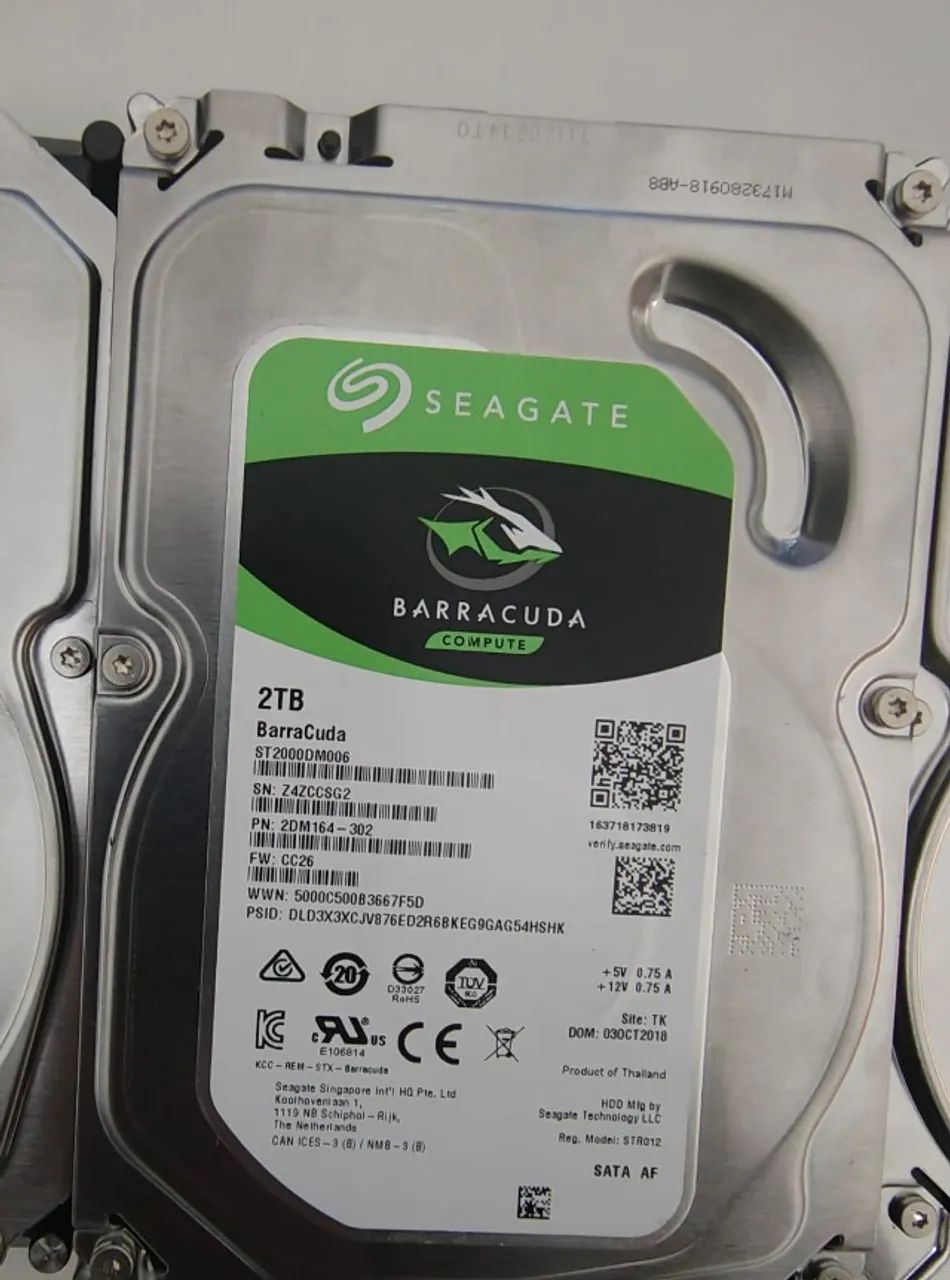 HD Seagate BarraCuda 2TB Sata 3 3.5" (ST2000DM006) - Foto 2