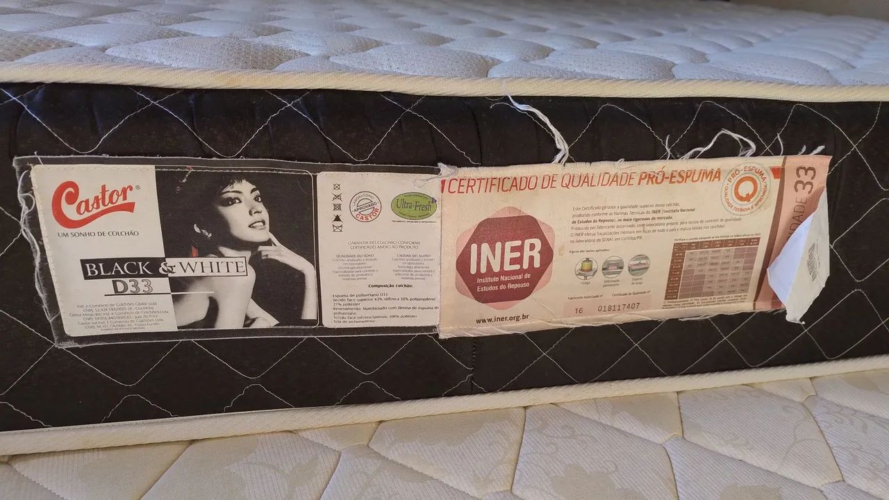 Cama box colchão castor D33 - Foto 5