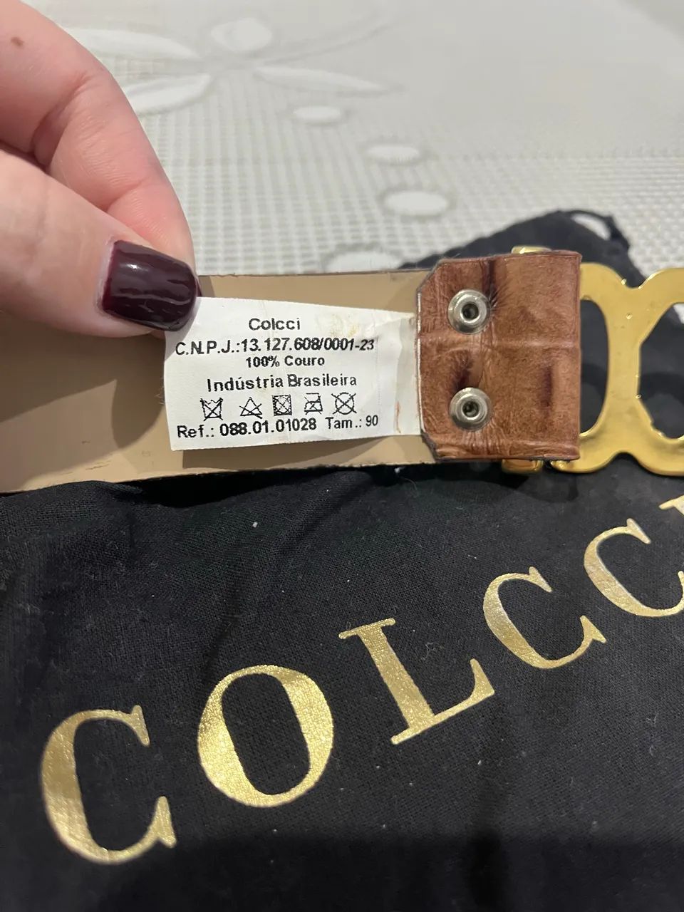 Cinto colcci em couro legítimo  - Foto 2