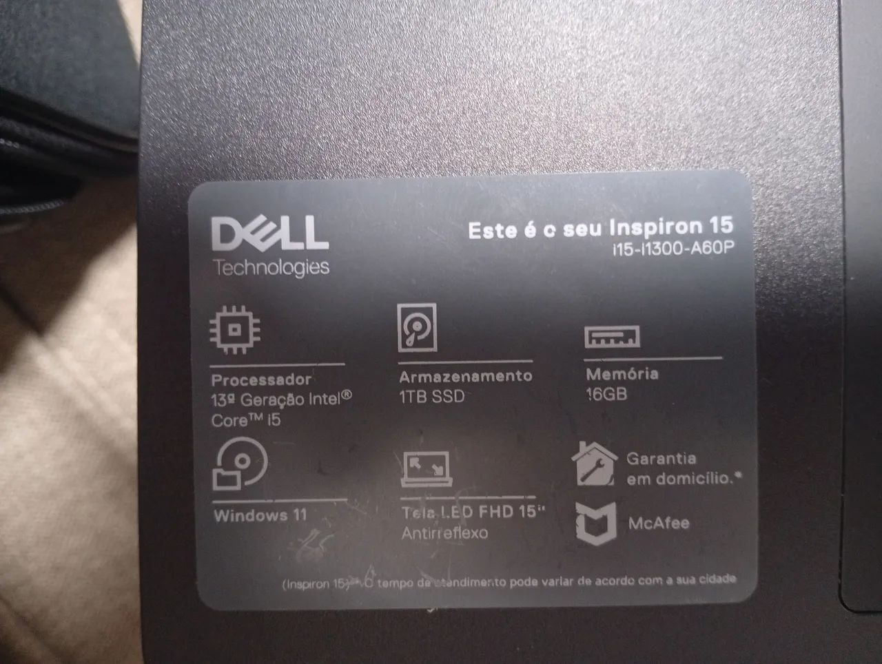 Notebook Dell Inspiron 15 SSD 1Tb 16gb ram - Foto 5