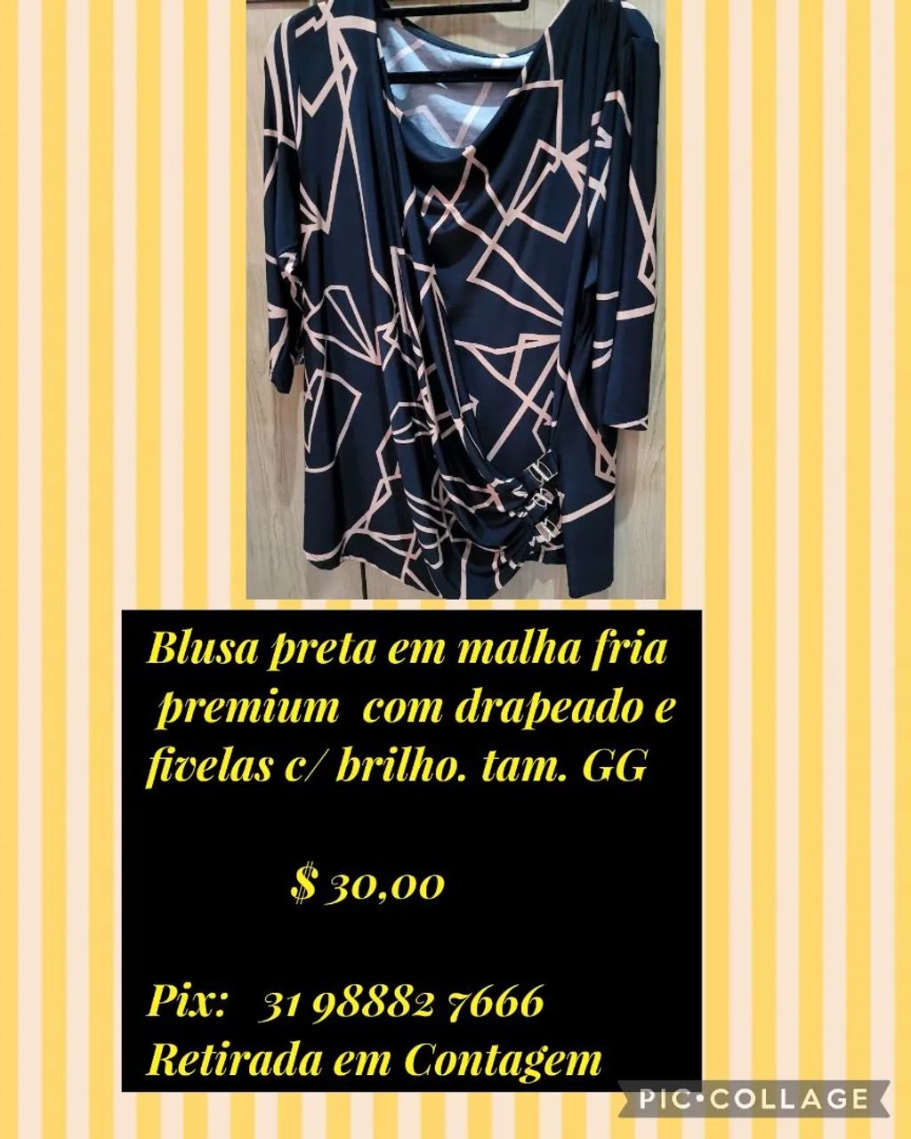 Blusa de luxo plus size - Foto 2