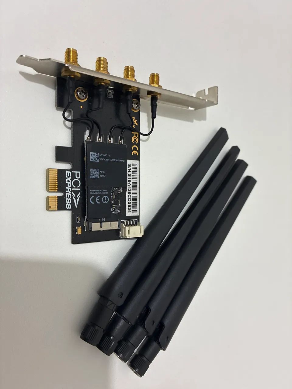 Placa Wi-Fi e Bluetooth BCM94360CD PCIe para Hackintosh - Foto 4