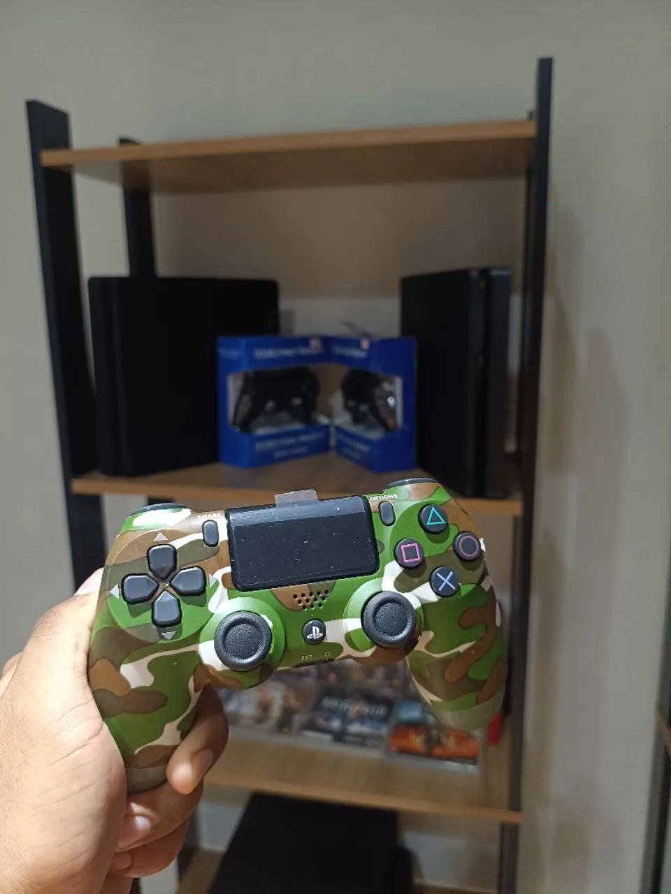 Controle ps4 sem fio via Bluetooth compatível com smart tv 