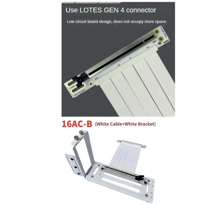 Kit Suporte Vertical Para Placa De Video Riser Pci-e X16 Atx - Foto 4