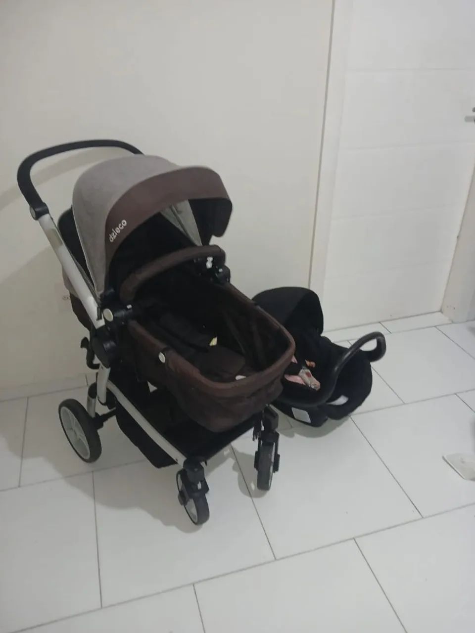 Carrinho de Bebê Dzieco 2 x 1