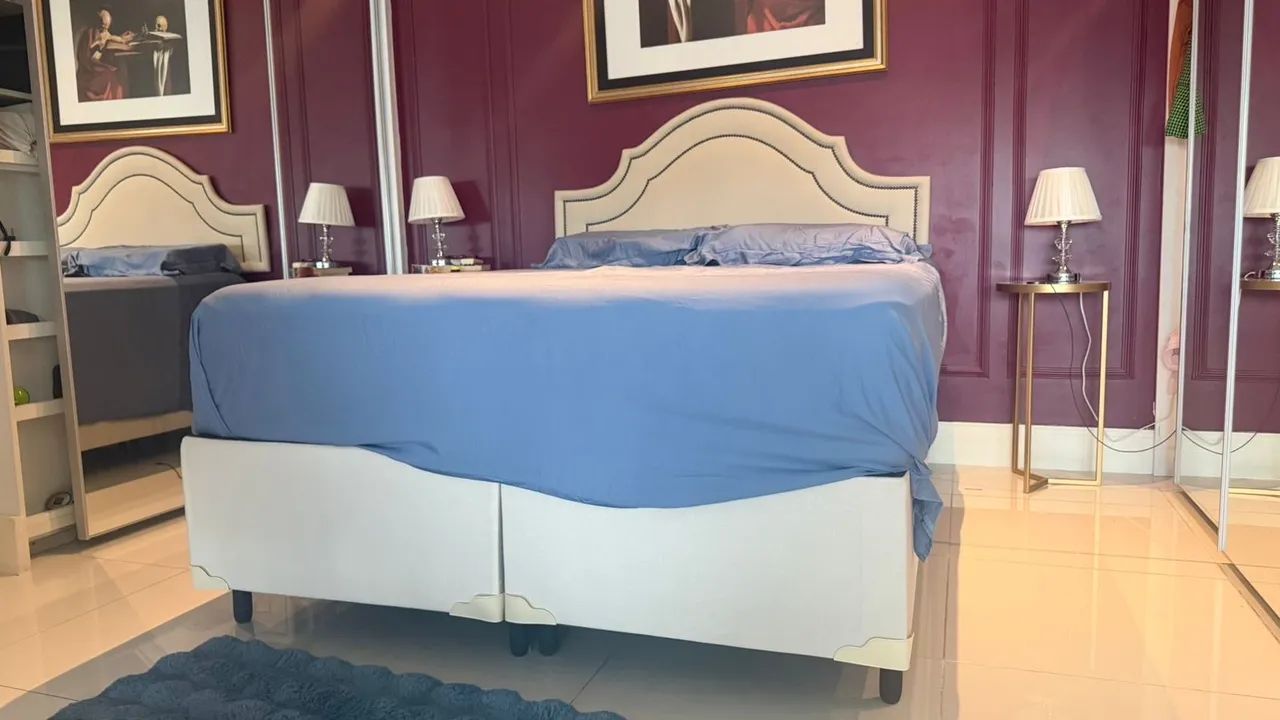 Cama casal colchão Simmons - Foto 4