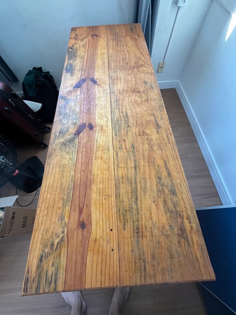 Mesa em Pinus - 1,60 X 0,57 - Foto 2