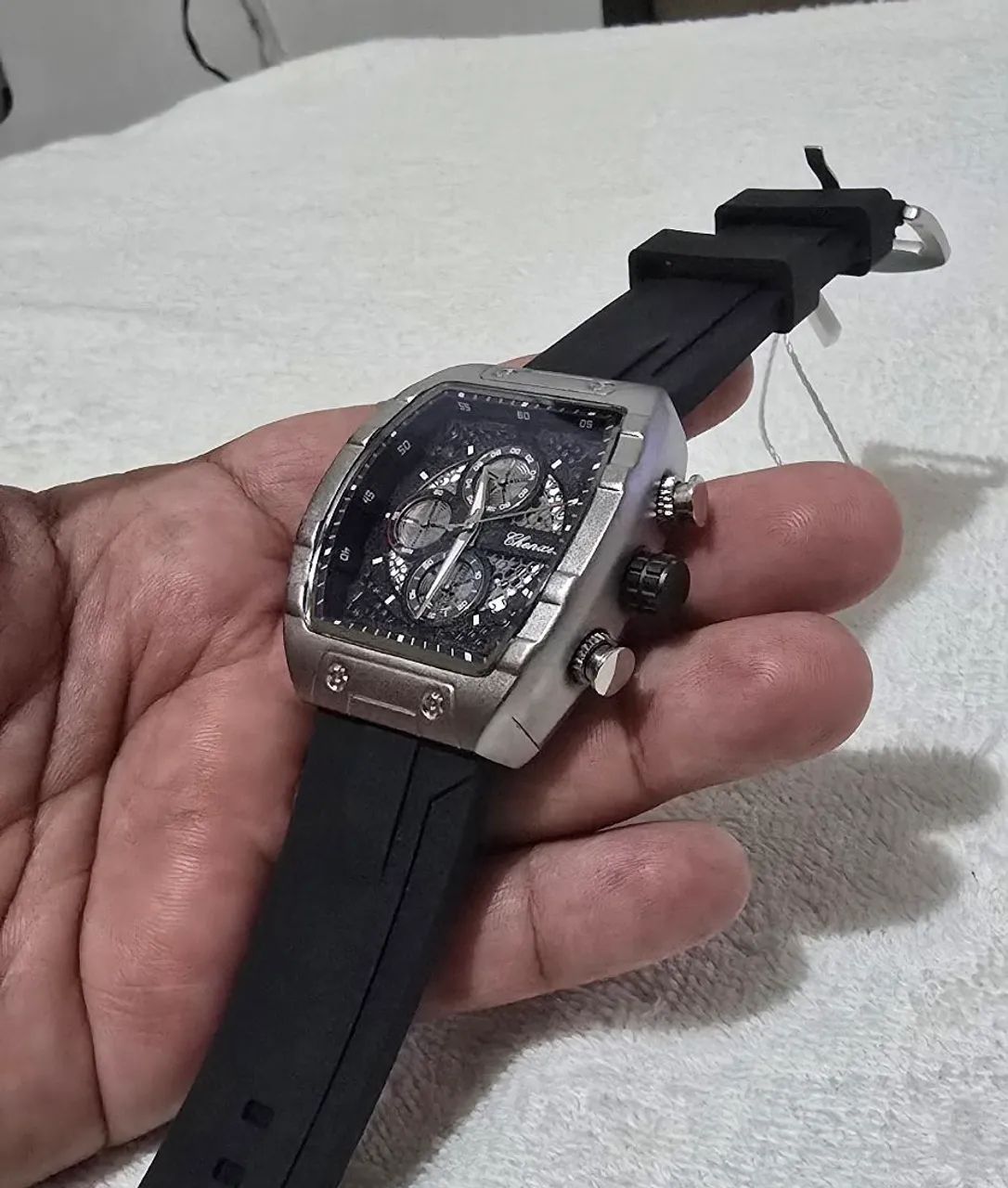 Relógio da Chenxi cronógrafo pulseira de silicone original  - Foto 3