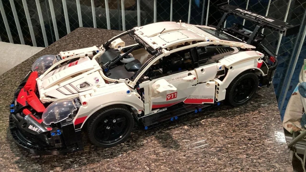 Porsche bloco de montar 1580 peças 
